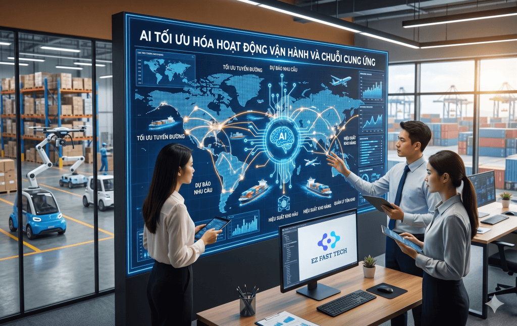 EZ Fast Tech Thiết kế website & phần mềm - Ứng dụng AI trong doanh nghiệp thời đại 4.0