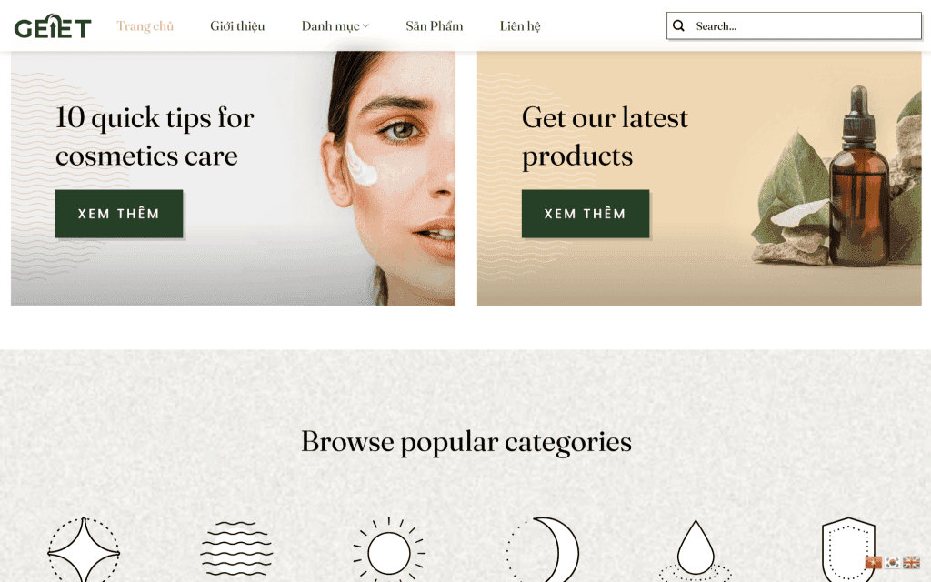 EZ Fast Tech Thiết kế website & phần mềm - Dự Án GEIET