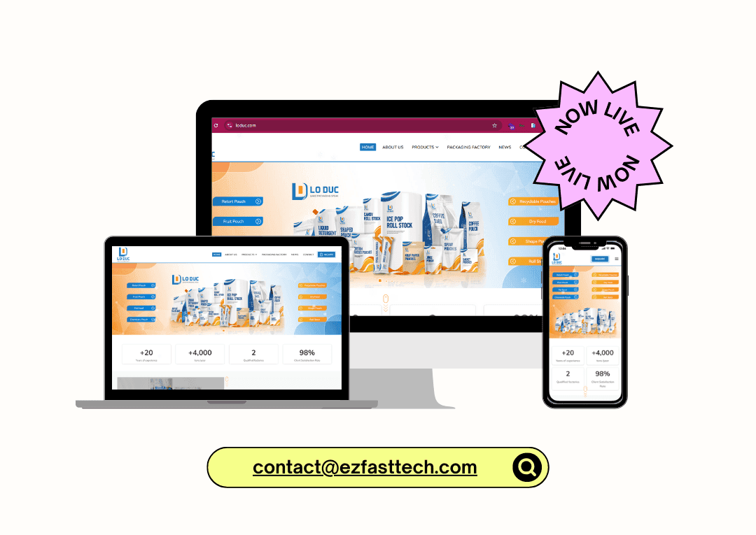 Mẫu website thời trang và mỹ phẩm đẹp, phù hợp cho doanh nghiệp bán lẻ online.
