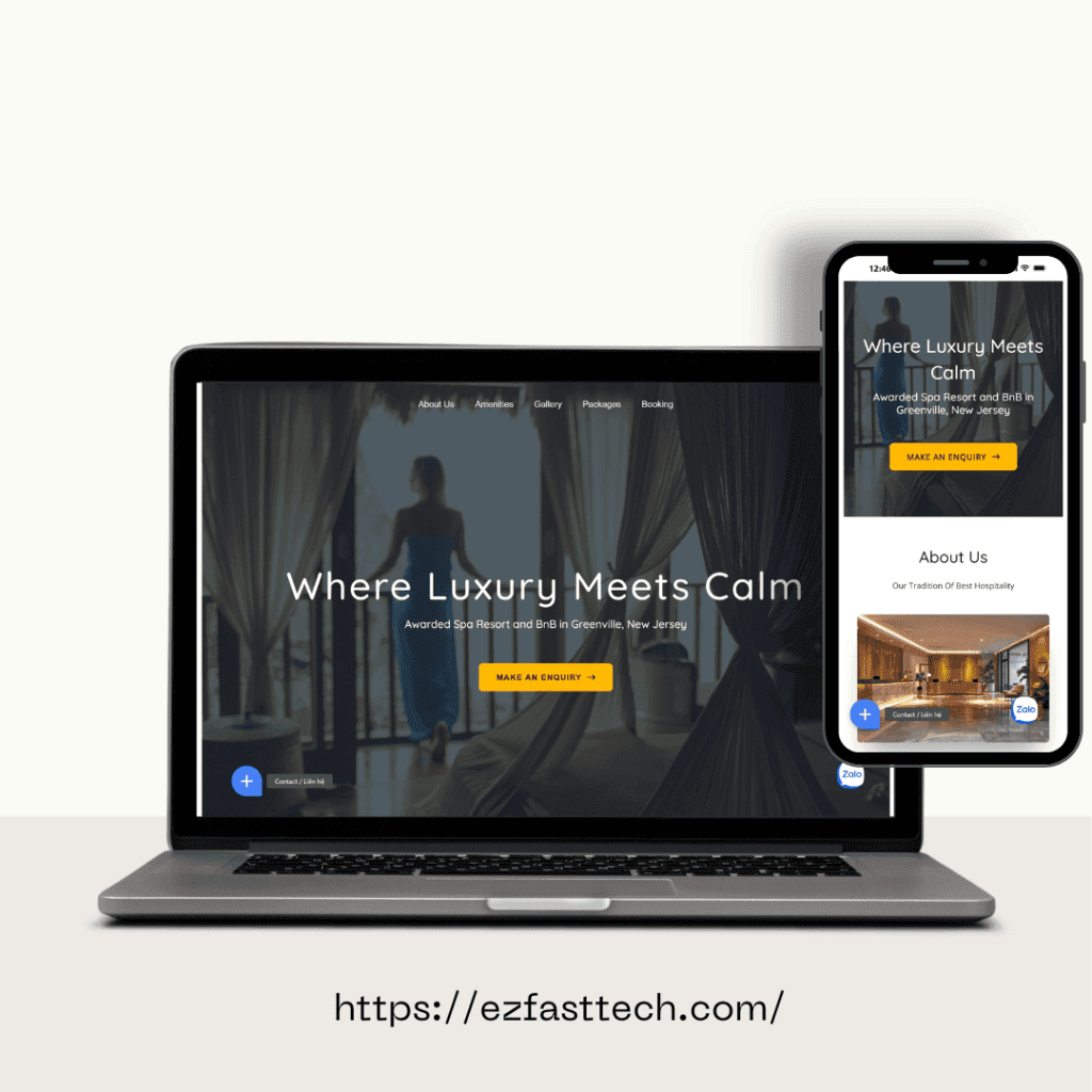 Thiết Kế Website Khách Sạn, Resort, Homestay: Bí Quyết Tăng Trưởng Đặt Phòng Trực Tiếp 1 thiết kế website khách sạn