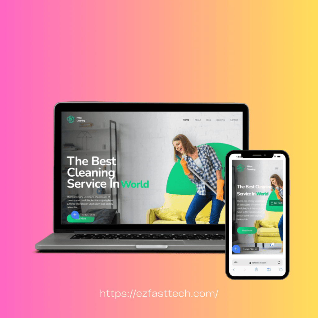 website dịch vụ