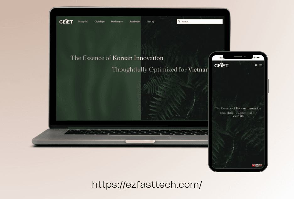 EZ Fast Tech Thiết kế website & phần mềm - Demo – Mẫu web tham khảo - Website Thời Trang & Website Mỹ Phẩm
