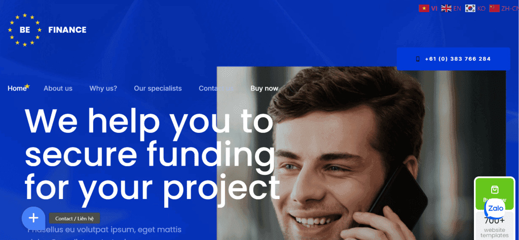 Dịch vụ thiết kế website tài chính và đầu tư chuyên nghiệp, tối ưu hóa cho doanh nghiệp tài chính.
