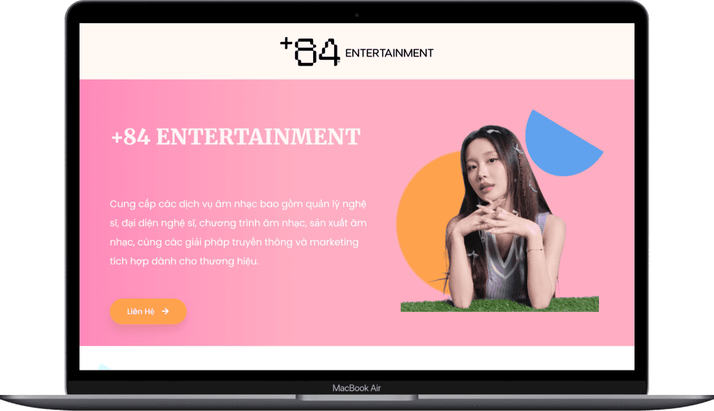 Dịch vụ thiết kế website giải trí và sự kiện chuyên nghiệp tại EZ Fast Tech.