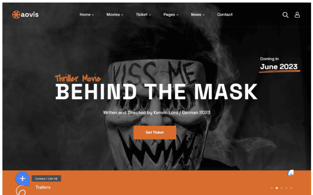 EZ Fast Tech Thiết kế website & phần mềm - Demo – Mẫu web tham khảo - Website Giải trí & Sự kiện