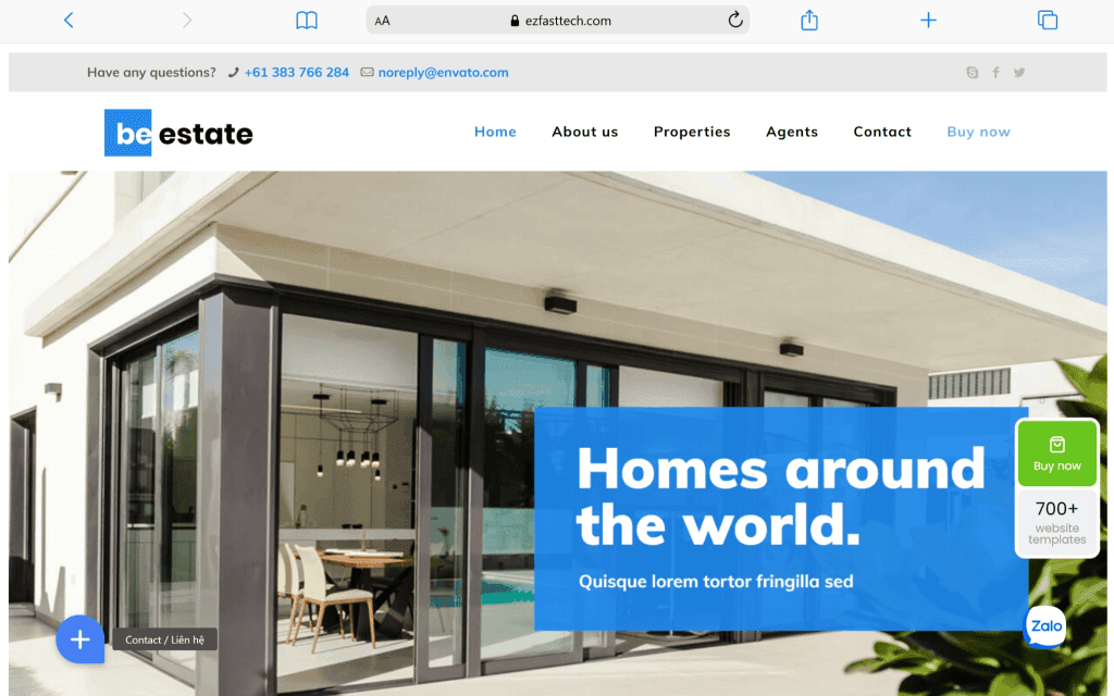 Website Bất Động Sản Chuyên Nghiệp 3 Mẫu website bất động sản hiện đại phù hợp kiến trúc và nhà đất.