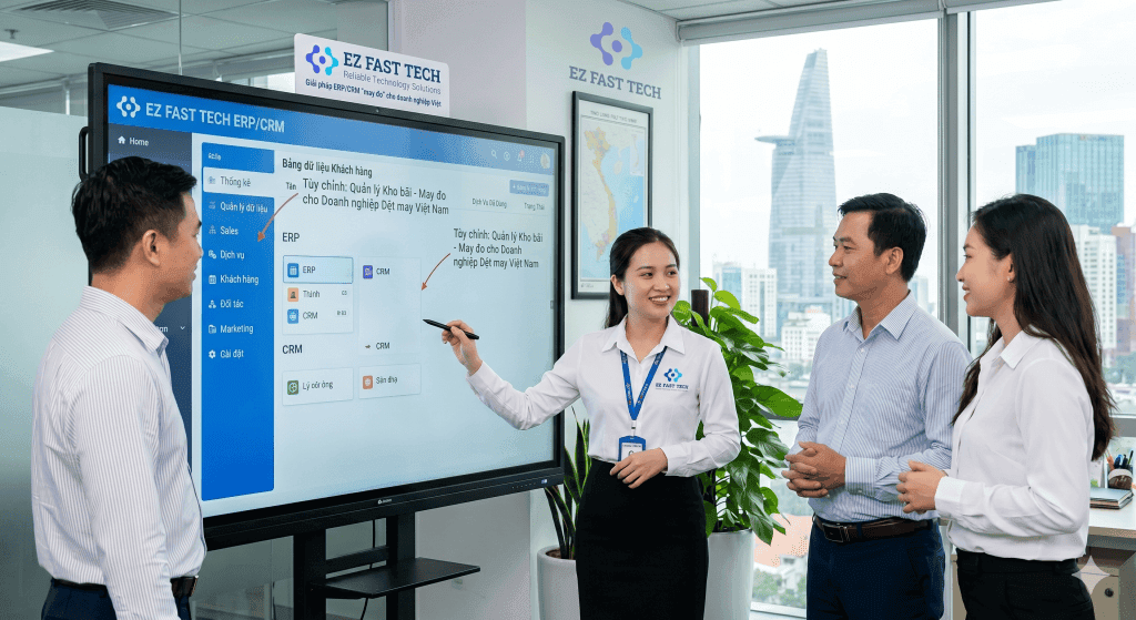Phần Mềm ERP Là Gì? Tại Sao SME Không Nên Quản Lý Bằng Excel 3 Giới thiệu phần mềm ERP giúp doanh nghiệp nhỏ quản lý hiệu quả hơn.