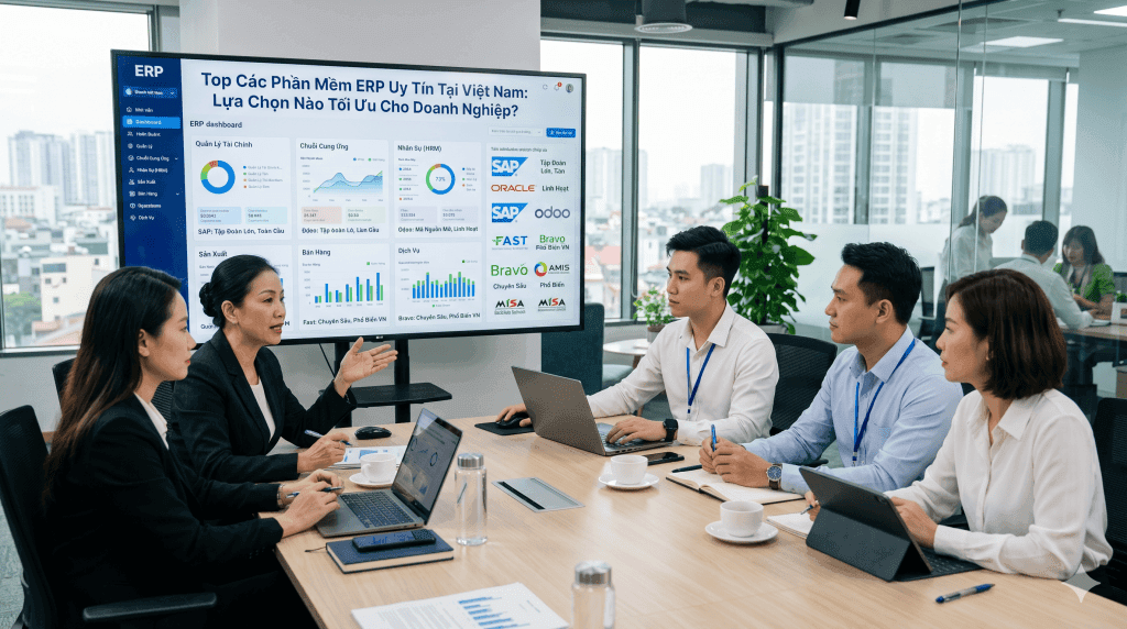 Top Các Phần Mềm ERP Uy Tín Tại Việt Nam: Lựa Chọn Nào Tối Ưu Cho Doanh Nghiệp? 1 phần mềm erp uy tín