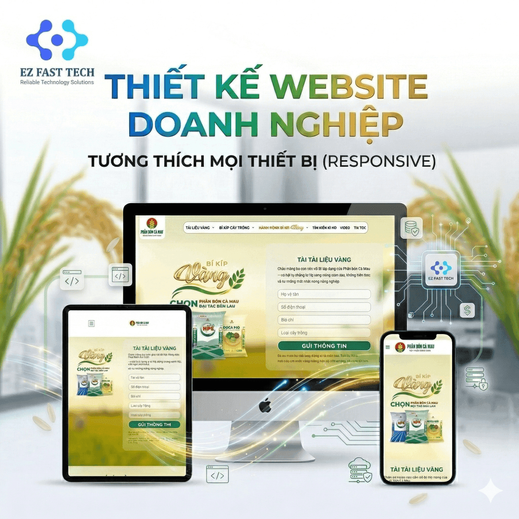 Thiết kế website doanh nghiệp tối ưu SEO, phù hợp mọi thiết bị, giúp nâng cao thương hiệu và tăng do.