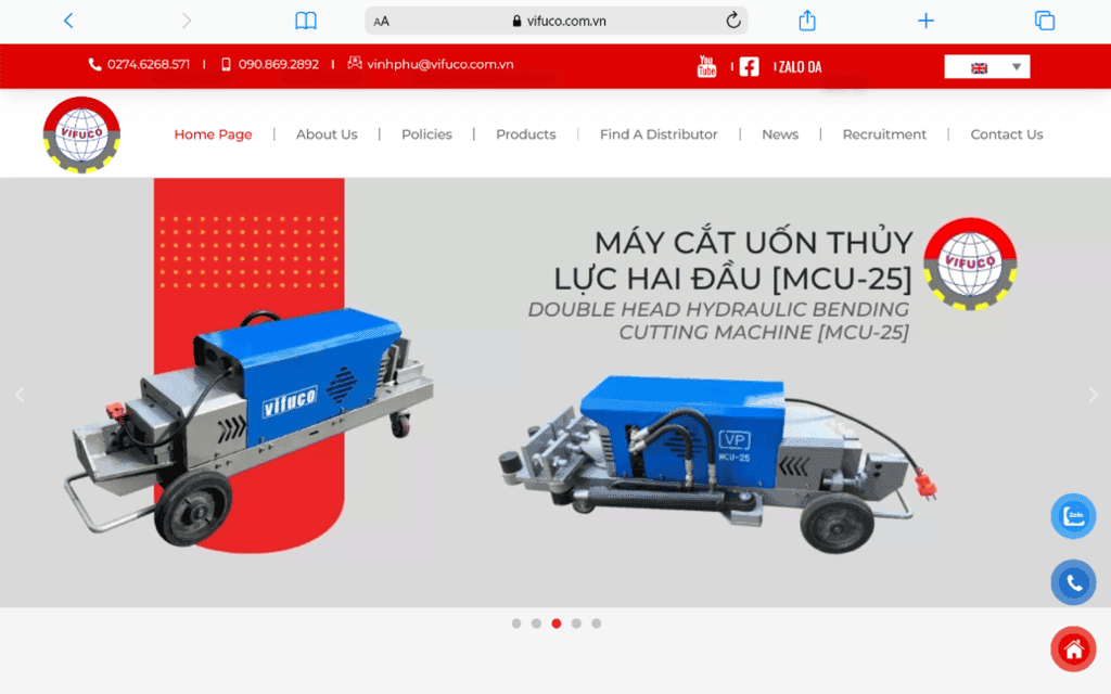 Máy cắt uốn thủy lực Lực Hải Dương MCU-25, thiết bị chuyên dụng cho ngành thép, xây dựng, và công ng.