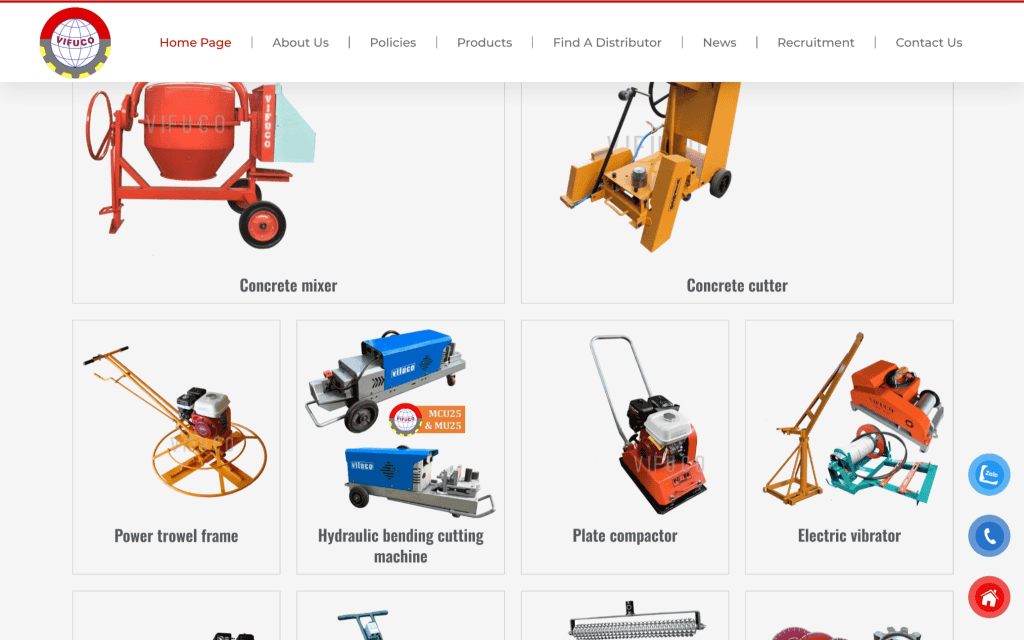 EZ Fast Tech Thiết kế website & phần mềm - Dự Án VIFUCO