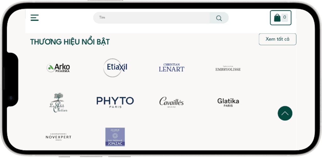 Giao diện thiết kế website chuyên nghiệp của EZ Fast Tech, tập trung vào phần mềm và dịch vụ công ng.