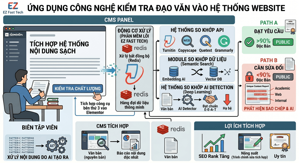 EZ Fast Tech Thiết kế website & phần mềm - Top Phần Mềm Kiểm Tra Đạo Văn Phổ Biến & Giải Pháp Tích Hợp Vào Website Doanh Nghiệp