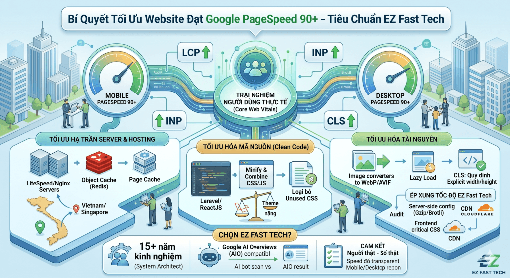Google PageSpeed 90+