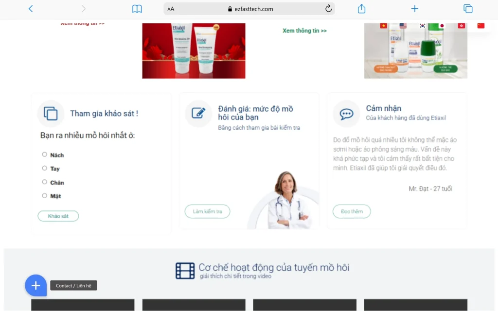 EZ Fast Tech Thiết kế website & phần mềm - Thiết Kế Website Bán Mỹ Phẩm: Xây Dựng Cửa Hàng Trực Tuyến Chuyên Nghiệp, Hút Khách Tự Động