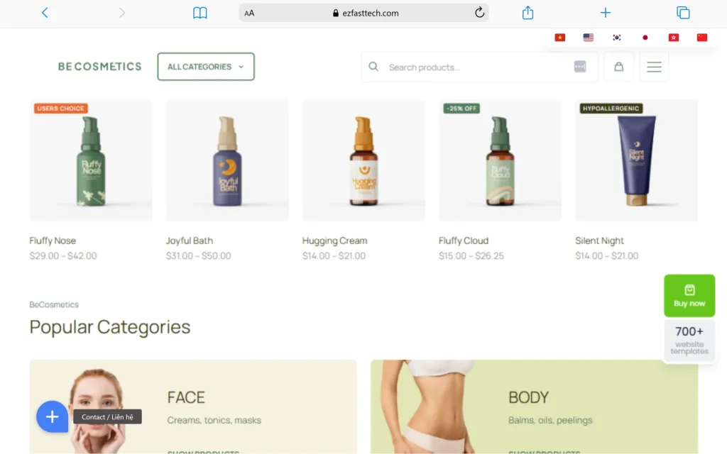 EZ Fast Tech Thiết kế website & phần mềm - Thiết Kế Website Bán Mỹ Phẩm: Xây Dựng Cửa Hàng Trực Tuyến Chuyên Nghiệp, Hút Khách Tự Động