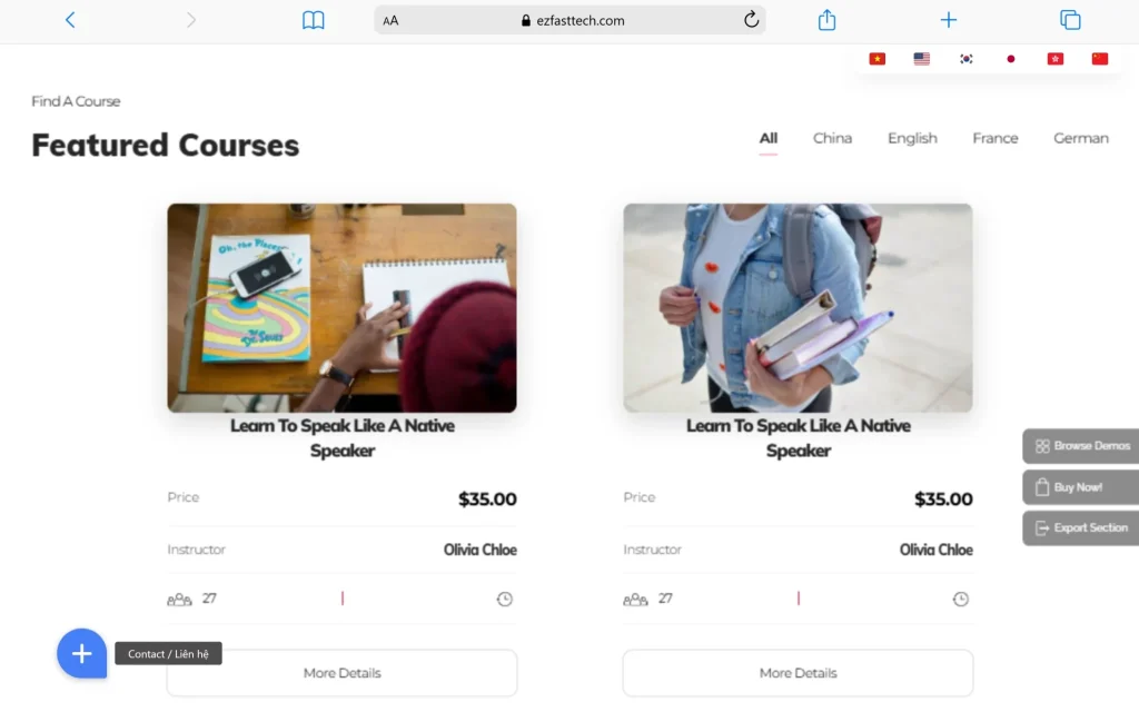 Thiết Kế Website Trung Tâm Ngoại Ngữ: Nền Tảng Số Thu Hút Học Viên Và Tối Ưu Quản Trị Đào Tạo 3 EZ Fast Tech Thiết kế website & phần mềm - Thiết Kế Website Trung Tâm Ngoại Ngữ: Nền Tảng Số Thu Hút Học Viên Và Tối Ưu Quản Trị Đào Tạo