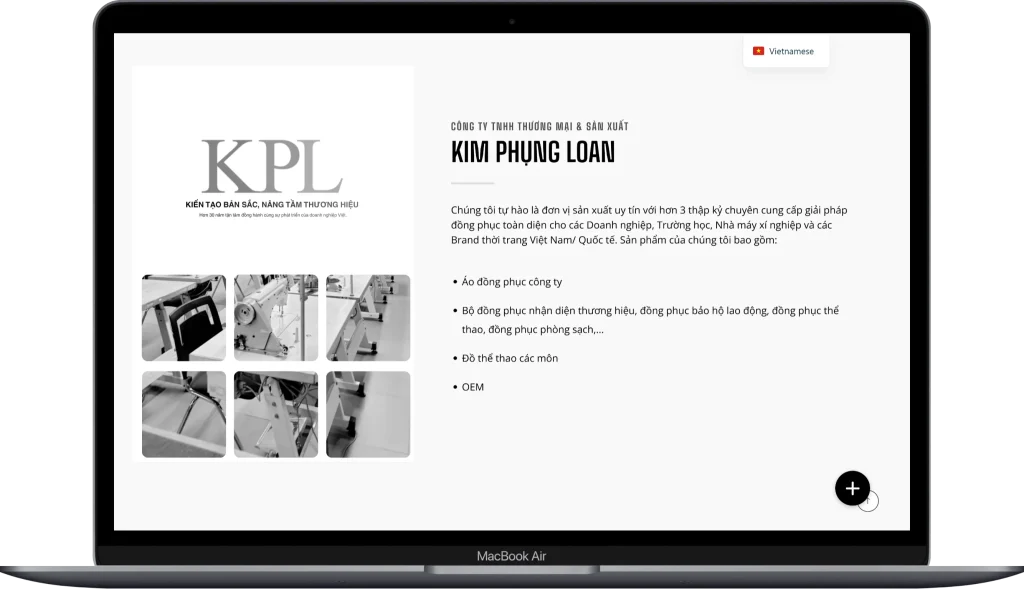 EZ Fast Tech Thiết kế website & phần mềm - Dự Án Kim Phụng Loan