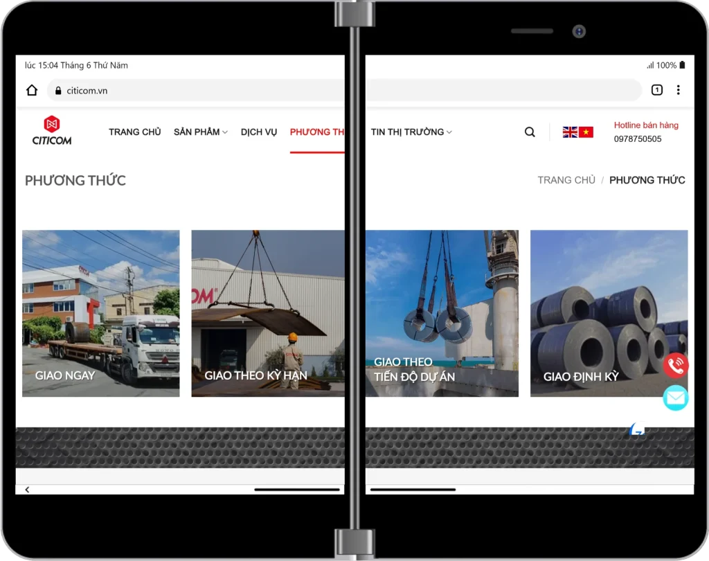Dự án Citicom 4 EZ Fast Tech Thiết kế website & phần mềm - Dự án Citicom