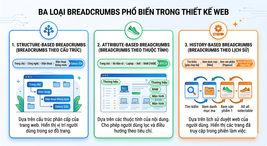 Breadcrumbs Là Gì? Vai Trò Cốt Lõi Và Cách Tối Ưu Breadcrumbs Chuẩn SEO Cho Website 2 EZ Fast Tech Thiết kế website & phần mềm - Breadcrumbs Là Gì? Vai Trò Cốt Lõi Và Cách Tối Ưu Breadcrumbs Chuẩn SEO Cho Website
