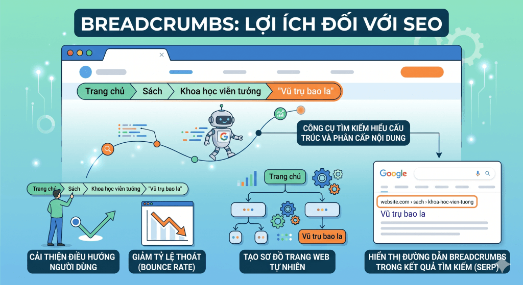Breadcrumbs Là Gì? Vai Trò Cốt Lõi Và Cách Tối Ưu Breadcrumbs Chuẩn SEO Cho Website 3 EZ Fast Tech Thiết kế website & phần mềm - Breadcrumbs Là Gì? Vai Trò Cốt Lõi Và Cách Tối Ưu Breadcrumbs Chuẩn SEO Cho Website