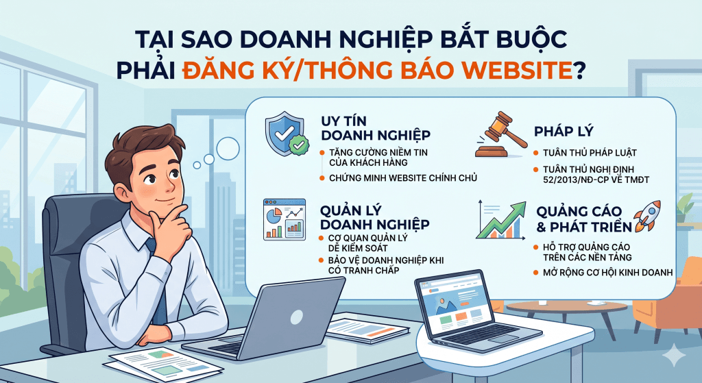 EZ Fast Tech Thiết kế website & phần mềm - Tại Sao Phải Đăng Ký Website Với Bộ Công Thương? Lợi Ích Và Quy Định Doanh Nghiệp Cần Biết