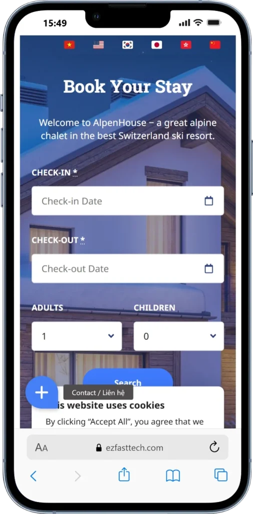 Thiết Kế Website Khách Sạn, Resort, Homestay: Bí Quyết Tăng Trưởng Đặt Phòng Trực Tiếp 3 EZ Fast Tech Thiết kế website & phần mềm - Thiết Kế Website Khách Sạn, Resort, Homestay: Bí Quyết Tăng Trưởng Đặt Phòng Trực Tiếp