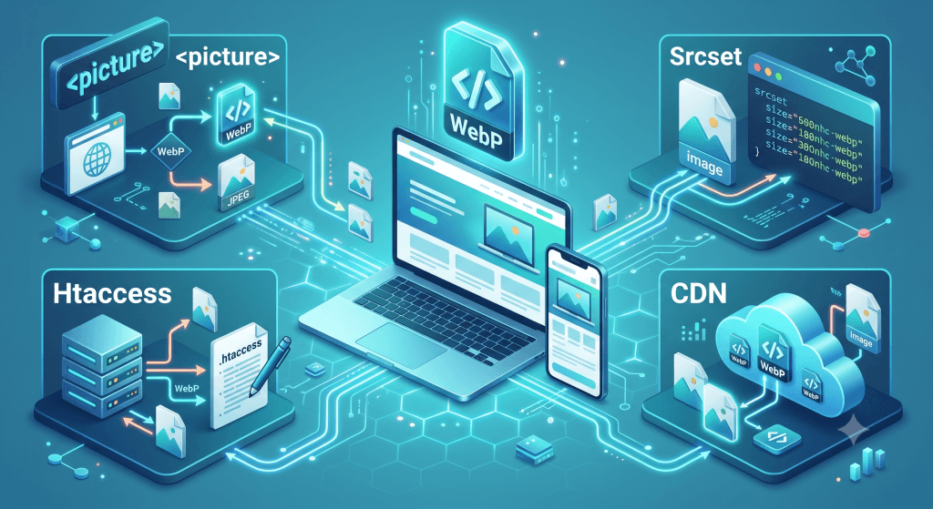EZ Fast Tech Thiết kế website & phần mềm - Định Dạng Ảnh WebP Là Gì? Hướng Dẫn Ứng Dụng WebP Để Tối Ưu Tốc Độ Website Chuẩn SEO