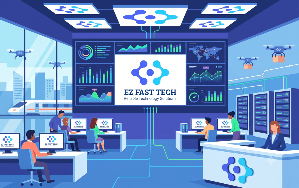 EZ Fast Tech Thiết kế website & phần mềm - Flat design là gì, ưu nhược điểm và sức ảnh hưởng