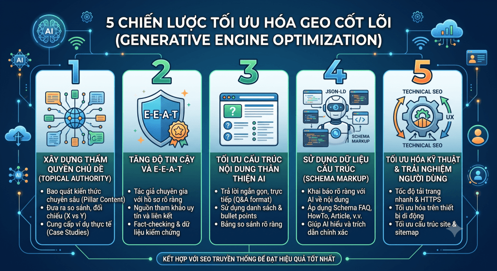 EZ Fast Tech Thiết kế website & phần mềm - GEO Là Gì? Tầm Quan Trọng Và Ứng Dụng Thực Tiễn Trong Kỷ Nguyên AI
