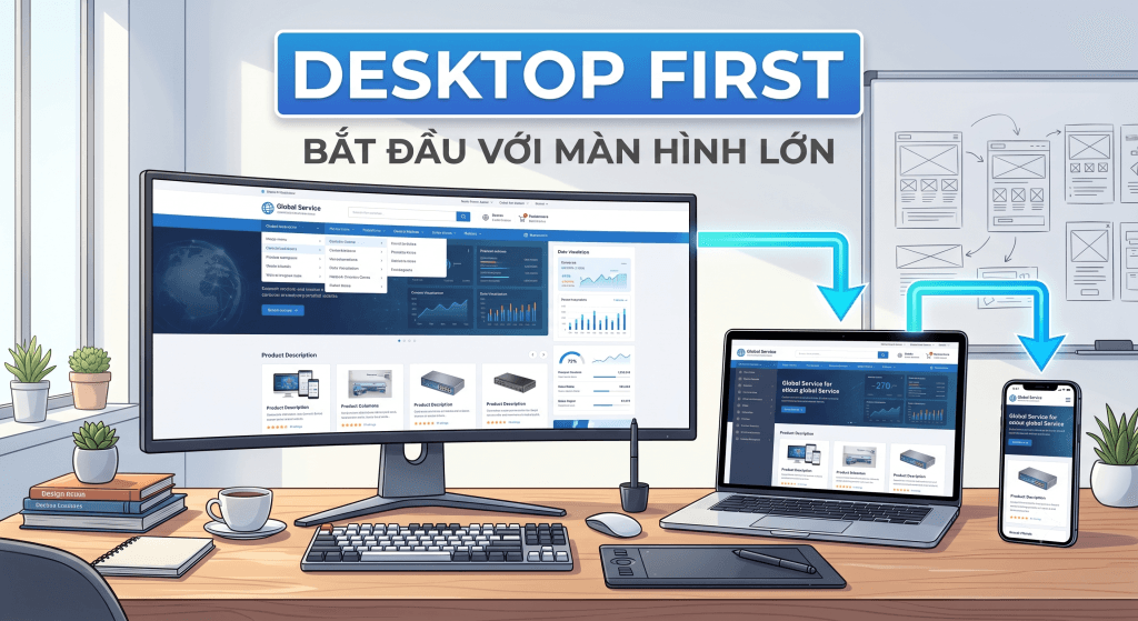 EZ Fast Tech Thiết kế website & phần mềm - Mobile First Hay Desktop First: Đâu Là Giải Pháp Thiết Kế Responsive Tối Ưu Nhất?