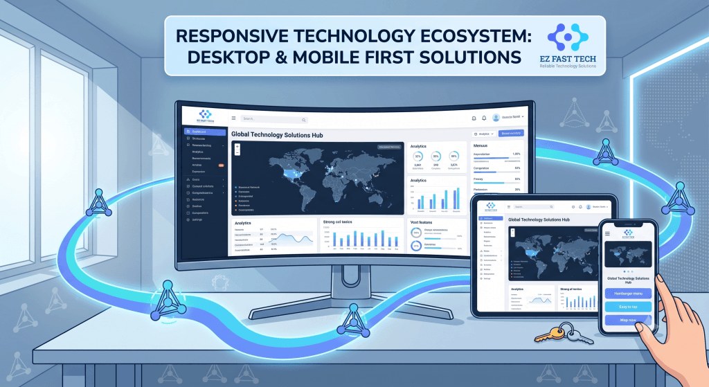 EZ Fast Tech Thiết kế website & phần mềm - Mobile First Hay Desktop First: Đâu Là Giải Pháp Thiết Kế Responsive Tối Ưu Nhất?