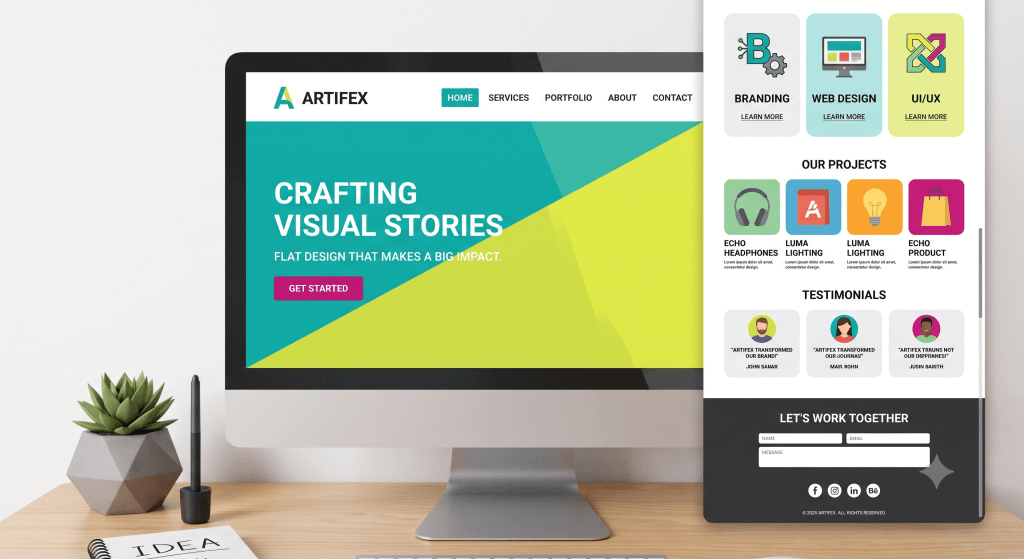 flat design là gì