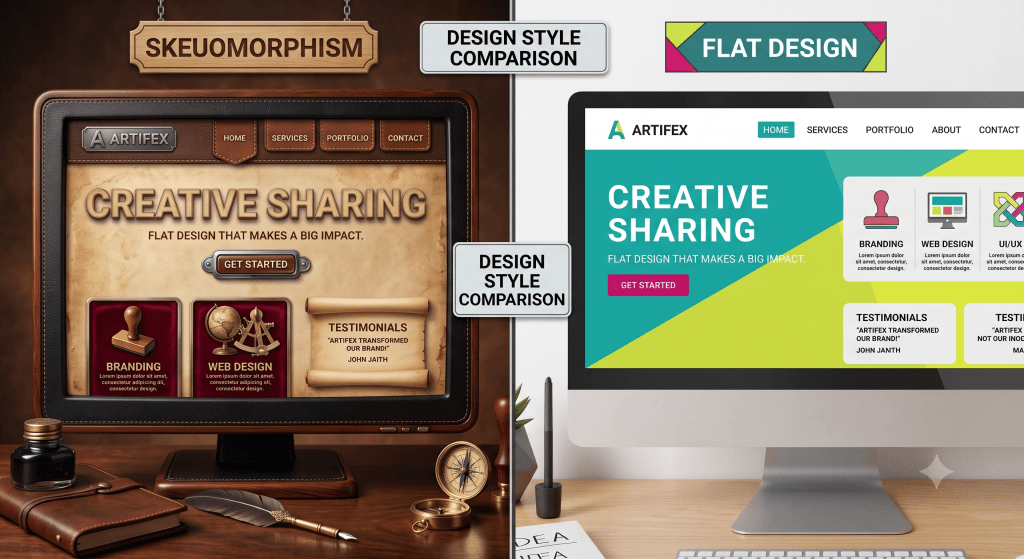 EZ Fast Tech Thiết kế website & phần mềm - Flat design là gì, ưu nhược điểm và sức ảnh hưởng
