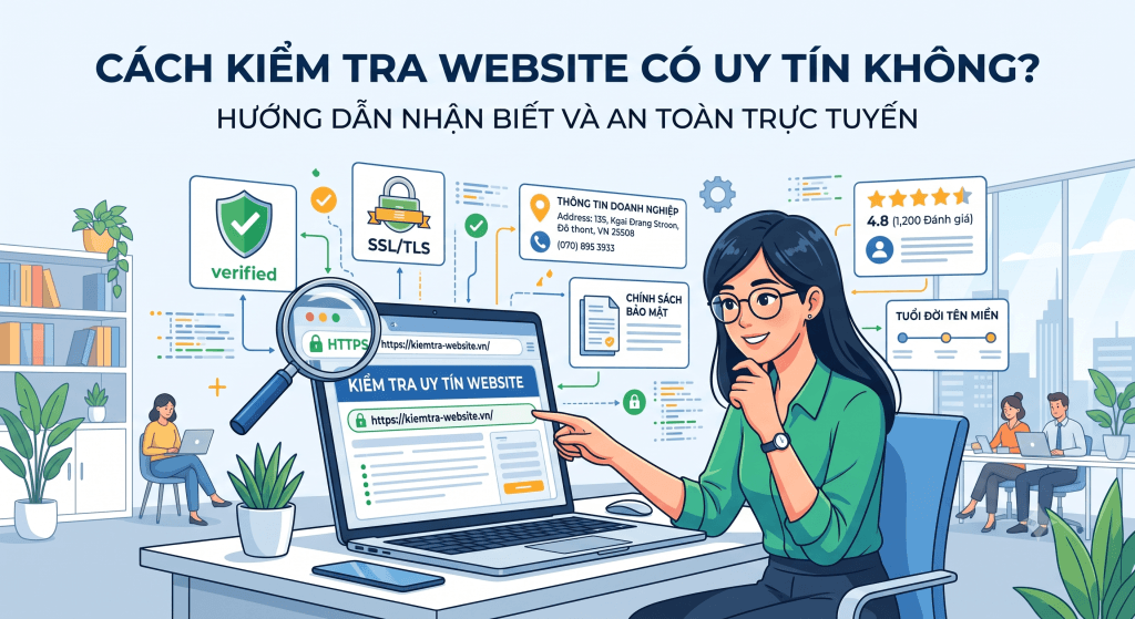 cách kiểm tra website có uy tín