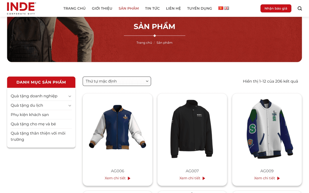 Dự Án Website INDE 2 EZ Fast Tech Thiết kế website & phần mềm - Dự Án Website INDE
