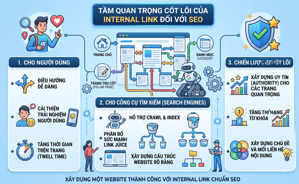 EZ Fast Tech Thiết kế website & phần mềm - Tầm Quan Trọng Của Internal Link Trong SEO: Mạch Máu Của Mọi Website Hàng Đầu