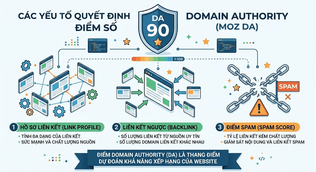 Domain Authority Là Gì? Chiến Lược Xây Dựng Điểm Uy Tín Vững Chắc Cho Website 2 domain authority