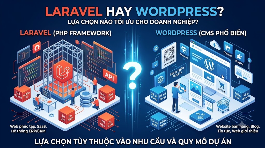 Kiến Trúc Nền Tảng: Nên Dùng Laravel Hay WordPress? 1 nên dùng laravel hay wordpress